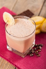 Smoothie, Chocolate, Banana.