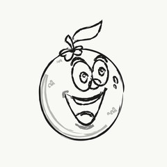 Cartoon fruit