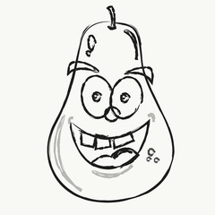 Cartoon fruit