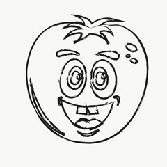 Cartoon fruit