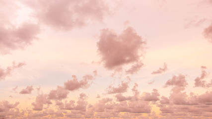 Obraz na płótnie Canvas cloudy sky after sunset