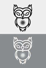 Cute Owl, art vector design