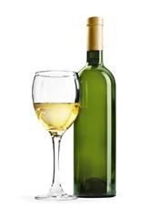 Wine, Bottle, White Wine.
