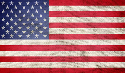 Obraz premium Grunge USA Flag