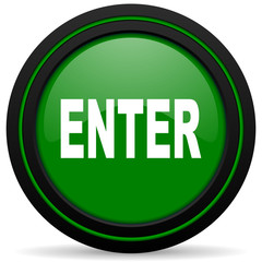 enter green icon