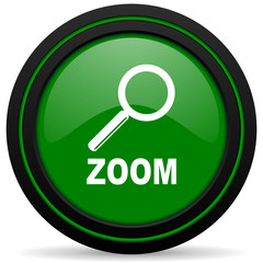 zoom green icon