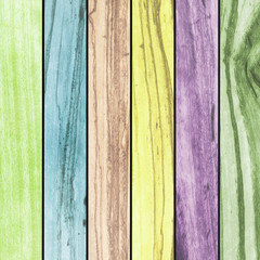 Abstract multicolored wooden slab texture background for design.