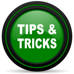 tips tricks green icon