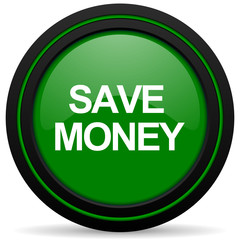 save money green icon
