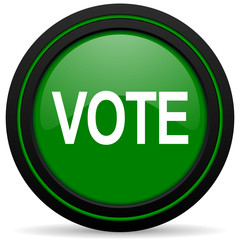 vote green icon