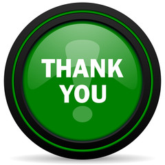 thank you green icon