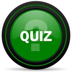 quiz green icon