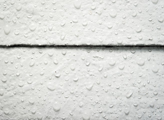 water drops an white background