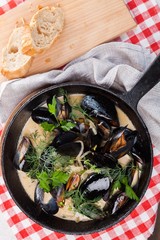 Mussel, Seafood, Gourmet.