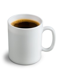 Mug, cup, white.