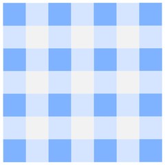 Blue checkered tablecloths pattern
