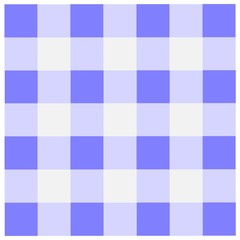 Purple checkered tablecloths pattern