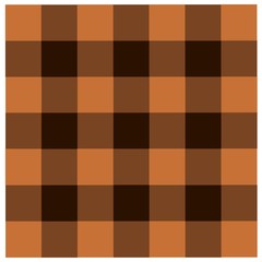 Orange Black checkered tablecloths pattern