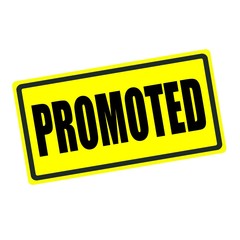 Promoted back stamp text on yellow background