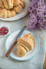 Croissant zum Frühstück 
