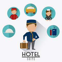 Obraz premium Hotel design.