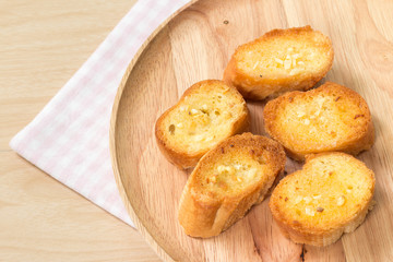 Home made garlic bread