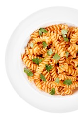 Pasta, vegetarian, italian.
