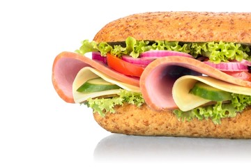Sandwich, Bun, Fast Food.