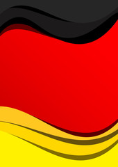 Vector abstract german flag background