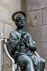 Saint Pierre avec la cl&eacute; du Paradis &agrave; Valfleury