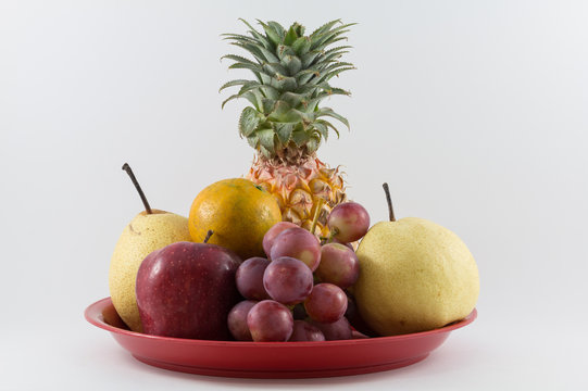 Mixe Fruit including pineapple,grape,orange,apple and century pe