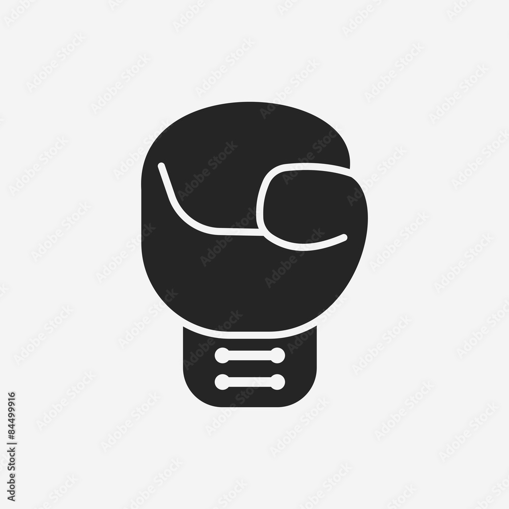 Canvas Prints boxing gloves icon