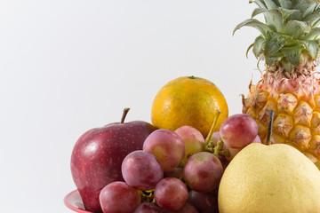 Mixe Fruit including pineapple,grape,orange,apple and century pe