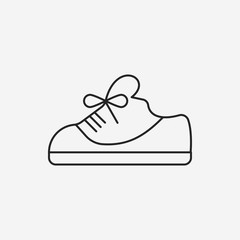 sneaker line icon