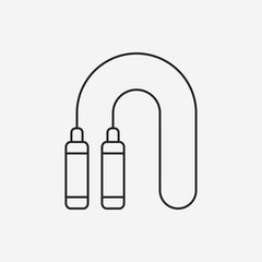 skipping-rope line icon