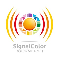 Logo the rainbow Signal Colour Circle