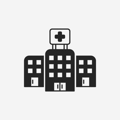 hospital building icon