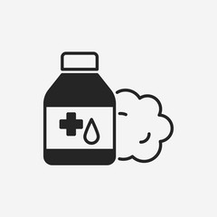 Obraz premium medicine bottle icon