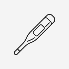 Thermometer line icon