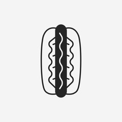 hot dog sausage icon
