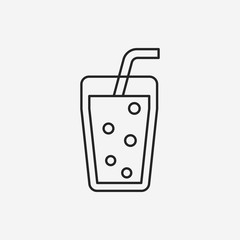 drink line icon
