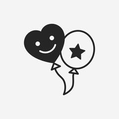 baby toy balloon icon