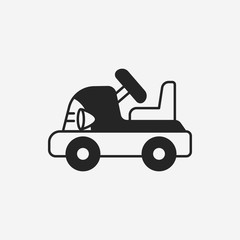baby toy car icon