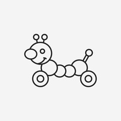 baby toy line icon