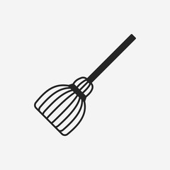 witch broom icon