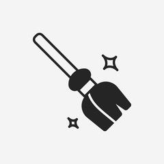 witch broom icon