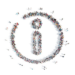 people in the shape of letters i.