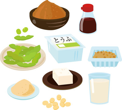 大豆を使った食品