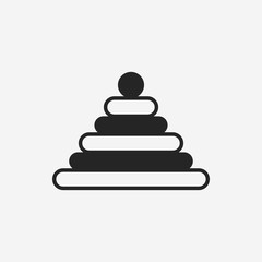 baby toy bricks icon