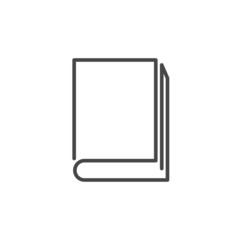 Thin lines web icon